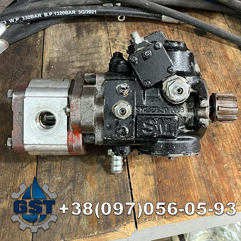 Ремонт гідронасоса рециклера асфальтобетона Borum