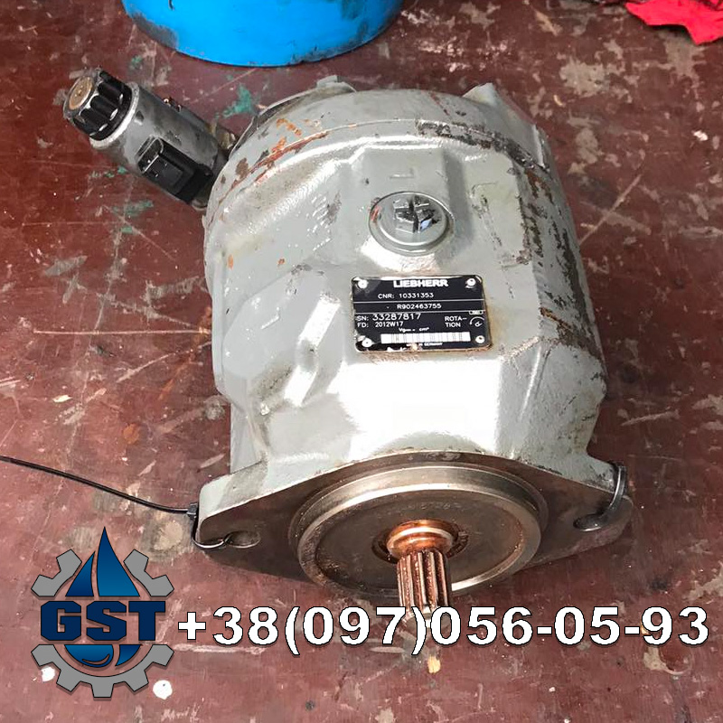 Ремонт гидромотора рециклера асфальтобетона Böhler