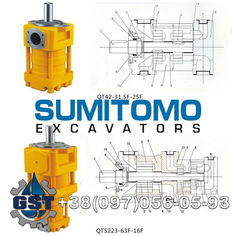 Услуги ремонта гидравлики Sumitomo: надежное восстановление