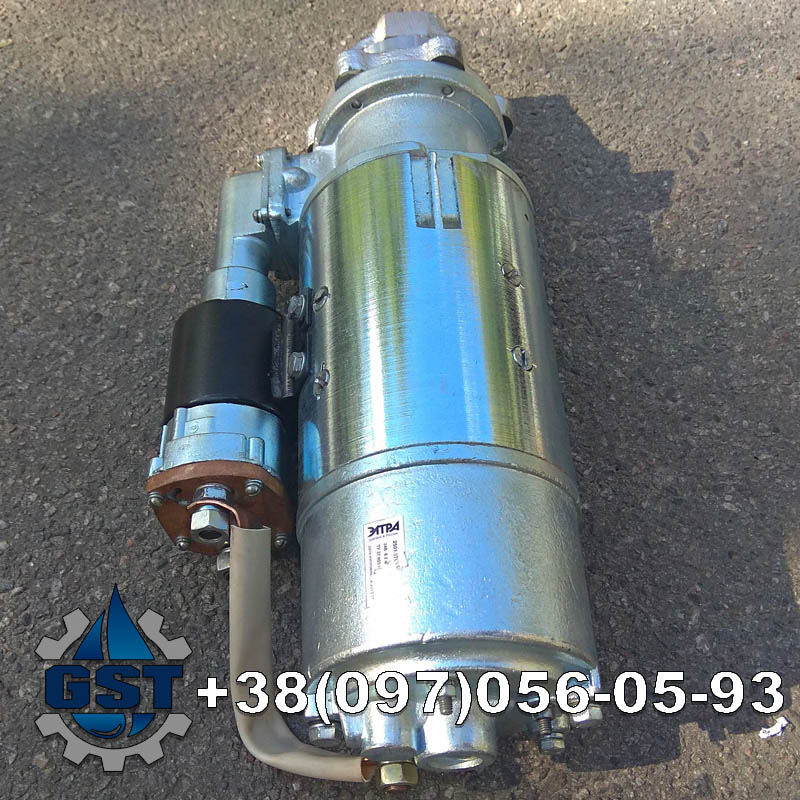 Стартер 2501.3708-21 для БІЛАЗ, КРАЗ, МАЗ, УРАЛ, ЯМЗ-236, ЯМЗ-238, ЯМЗ-240 24В, 8,2КВТ, 10Z